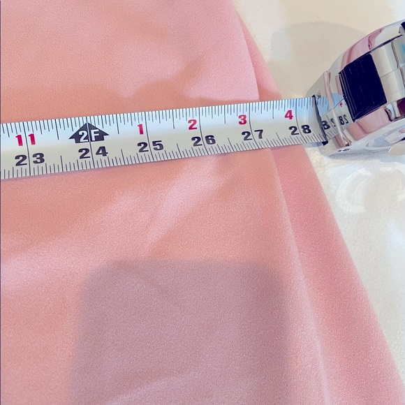 NWT (1X) New York Collection blush pink shift dress mini/knee long sleeves bling - Picture 11 of 12